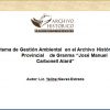 Presentación de la Propuesta del Proyecto del Sistema de Gestión Ambiental del Archivo Histórico Provincial de Granma.
