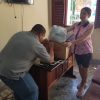 Donación a damnificados por las fuertes lluvias