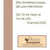 Programa de la Jornada por el Día Internacional de los archivos